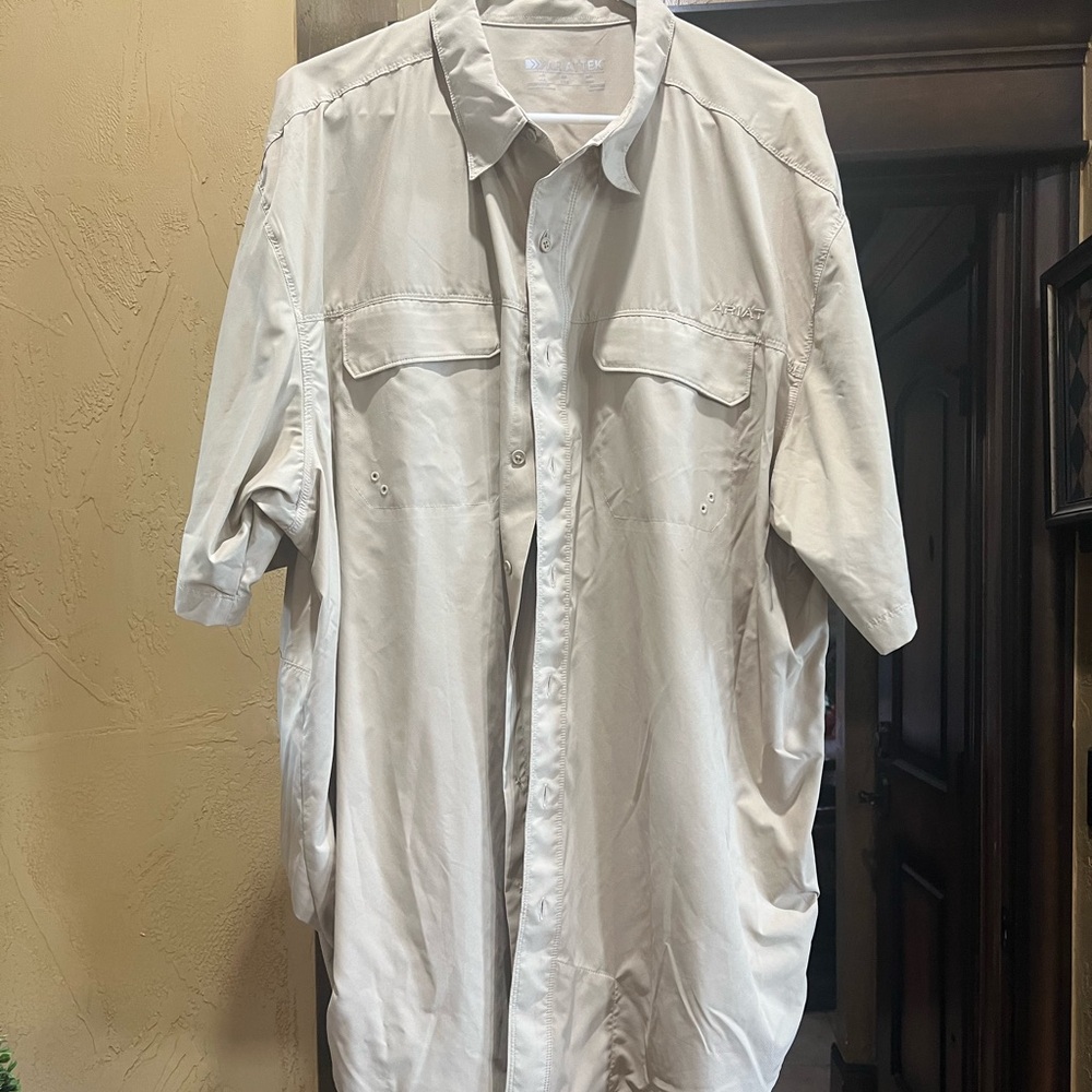 Ariat White Casual Button Down Shirt